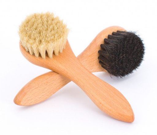 Horse Hair Dauber Brush – 7″ x 2-1/2″ Ideal for Leather Shoe Cleaning