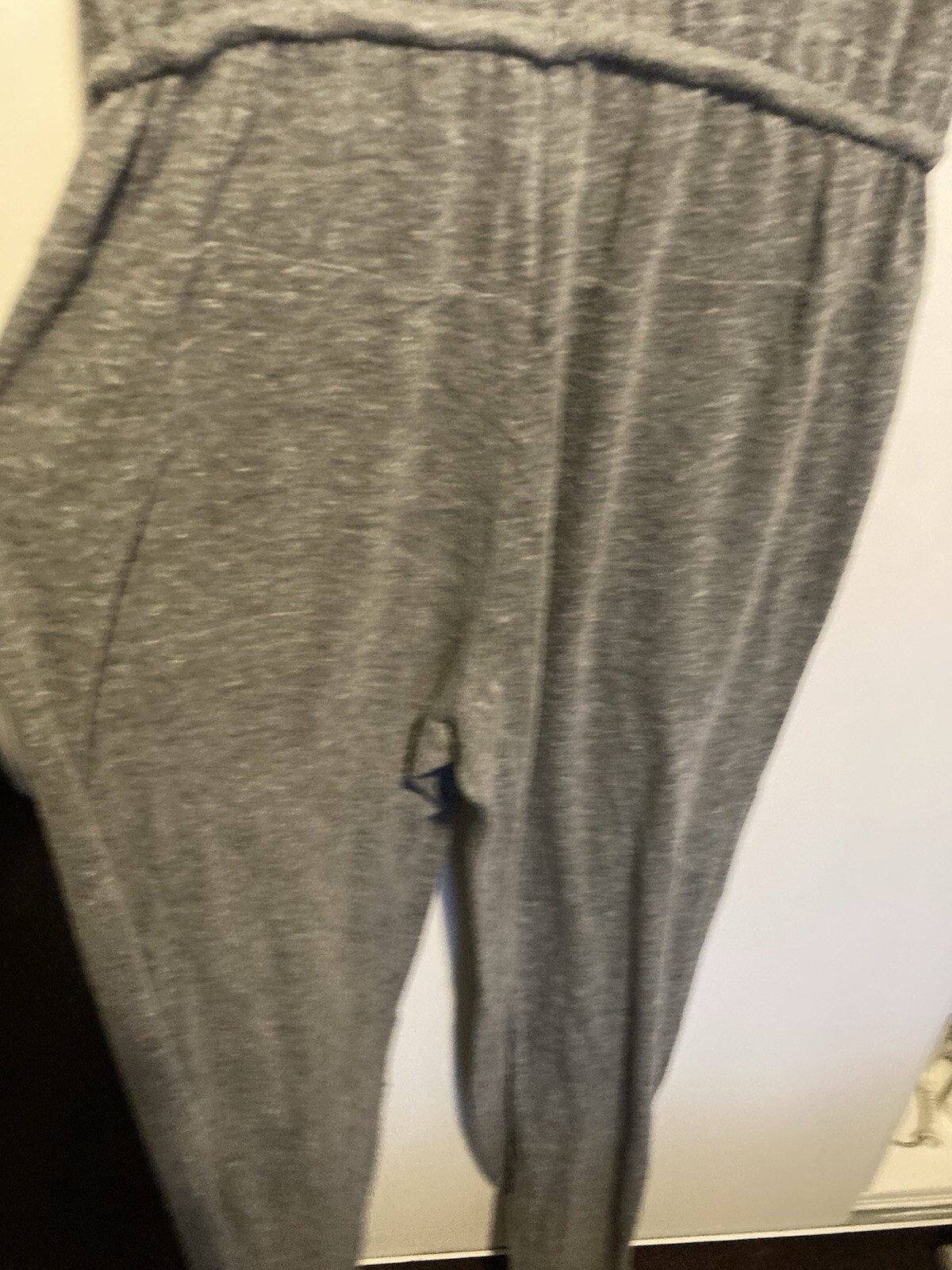 C&C California Medium Color Gray Sleeveless Comfy Pockets Jumpsuit Size S/P