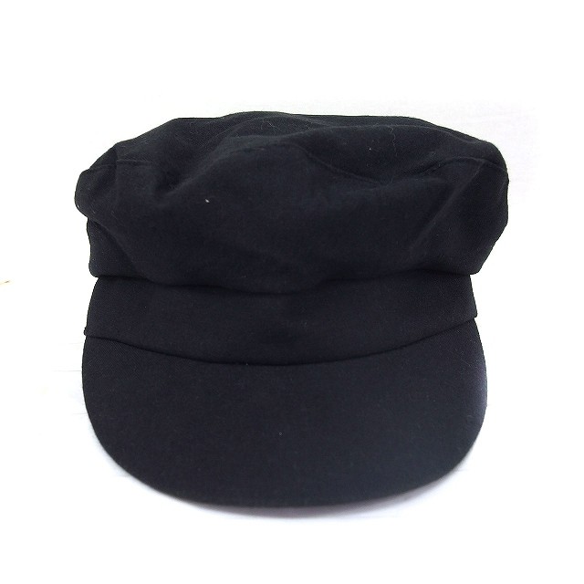MOUSSY Women’s Linen Blend Cotton Hat Black F 56cm / 22in Excellent Condition