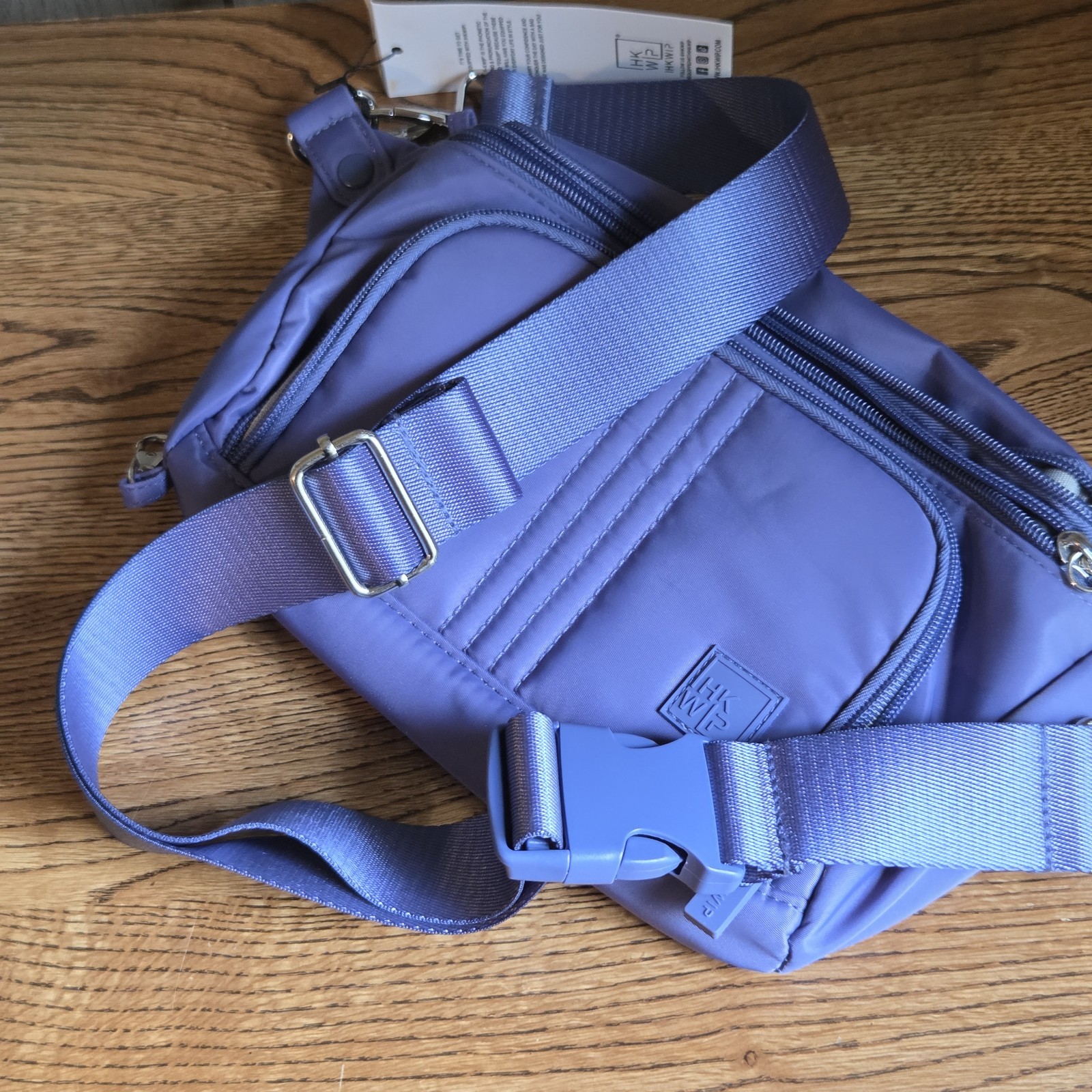 IHKWIP Confidence Anti-Theft Sling Crossbody Two Straps Marlin Blue Bag A684781
