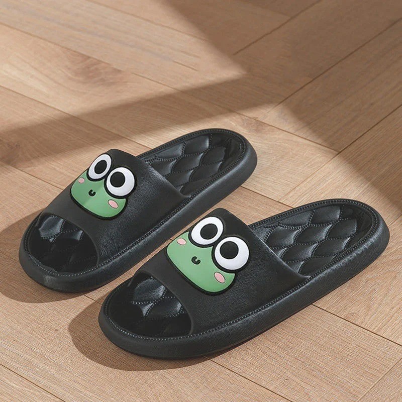 Cute Frog Cartoon EVA Slippers Non Slip Summer Indoor Beach Slides Women USA