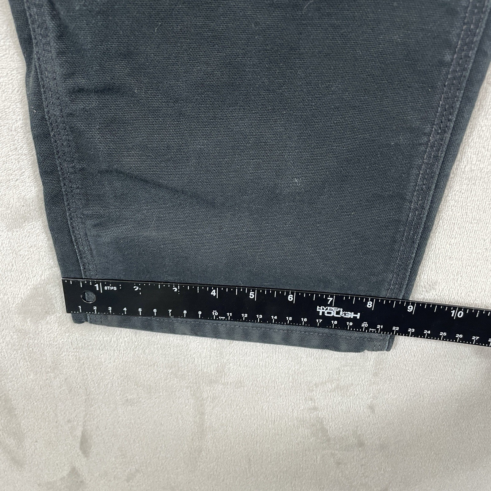 Carhartt B01 BLK Loose Fit Double Knee Canvas Pants Mens 30×32 (fit 30×30) Black