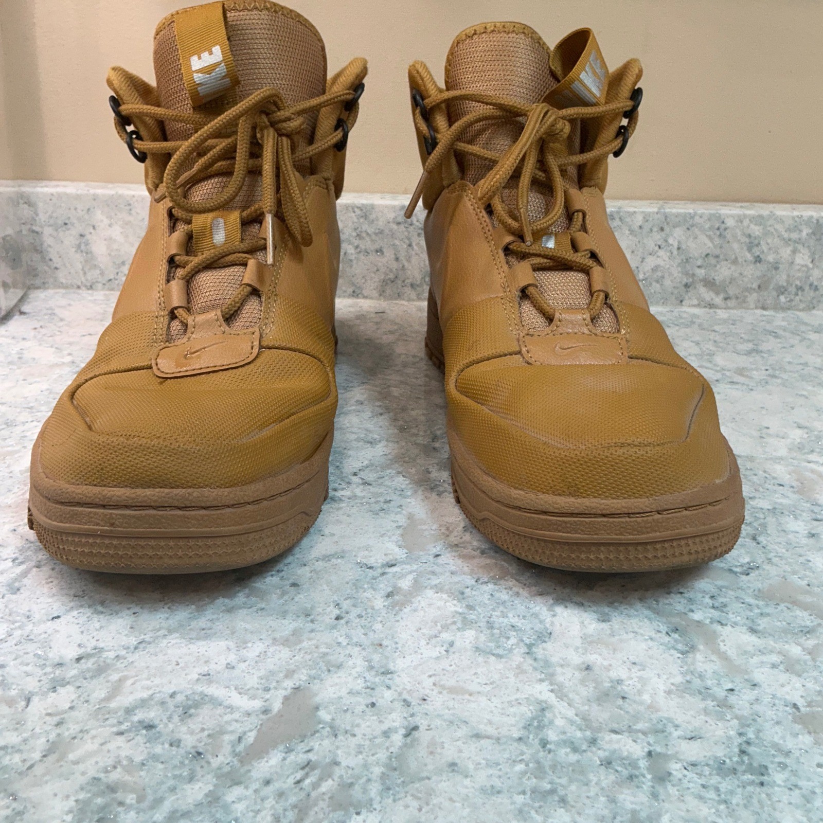 Nike Path Winter Wheat BQ4223-700 Men’s Size 10.5 Boots Sneakers Tan Brown