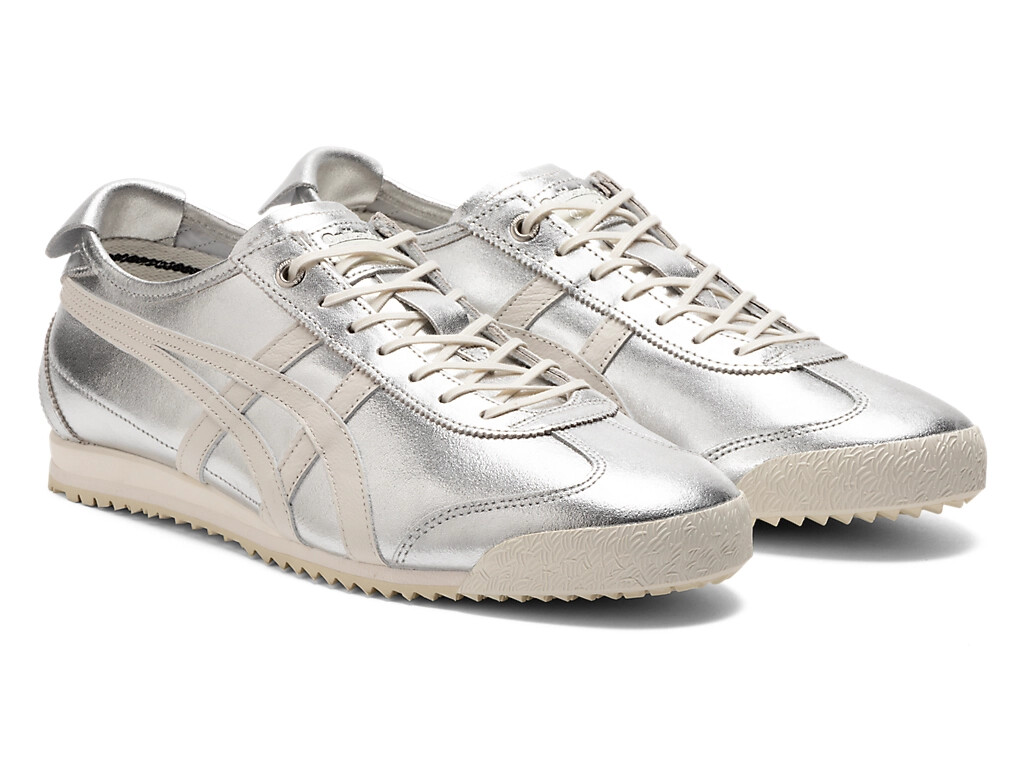 Onitsuka Tiger Mexico 66 SD 1183B955-020 Silver Sneakers New With Box