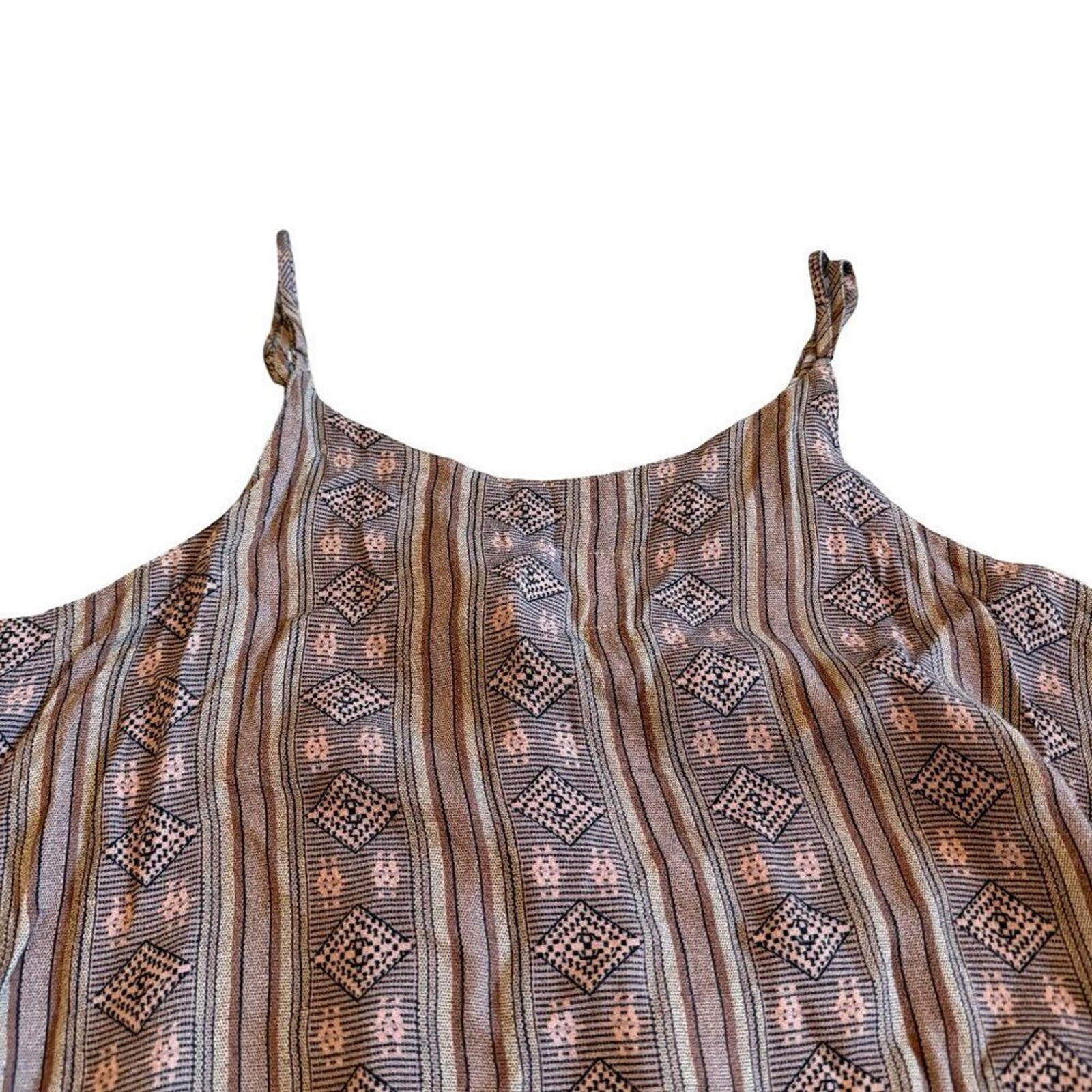 Chaser Tribal Print Romper Shorts Mini Length Spaghetti Strap Size Small Women’s