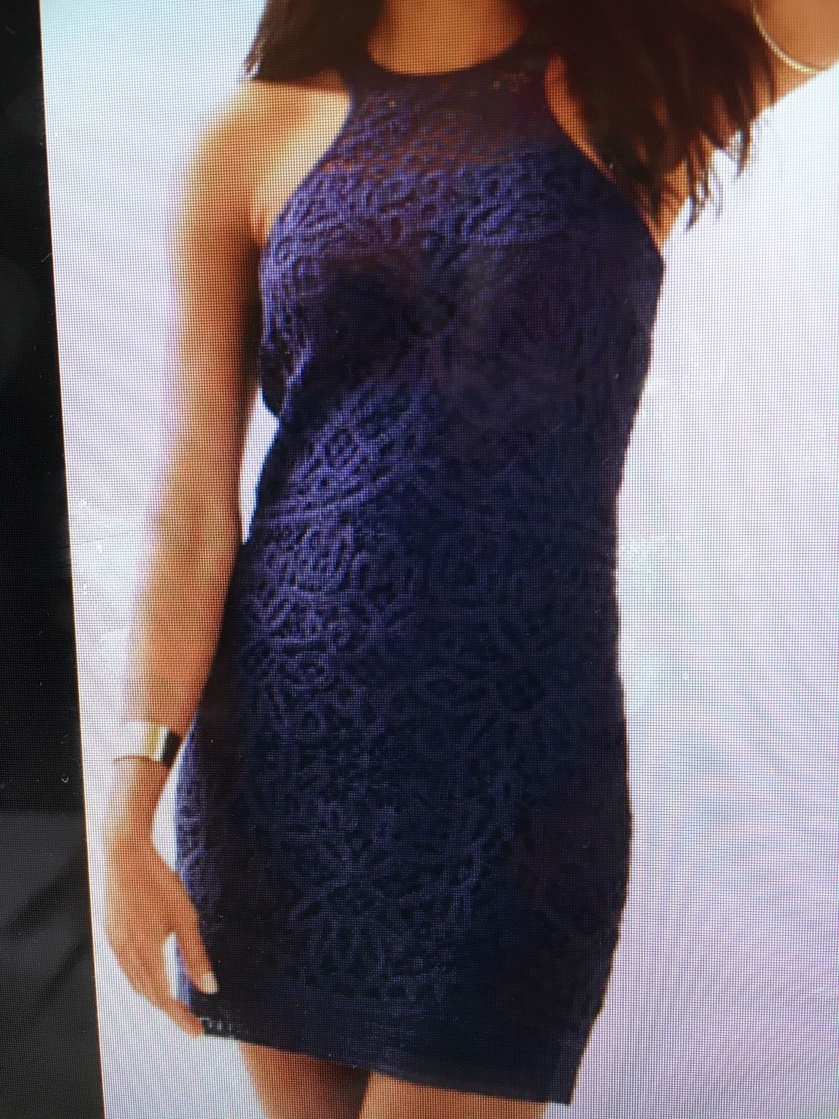 NWT Lilly Pulitzer Jaimie Knit Lace Shift Dress NAVY SMALL OVER 65% OFF FREESHIP