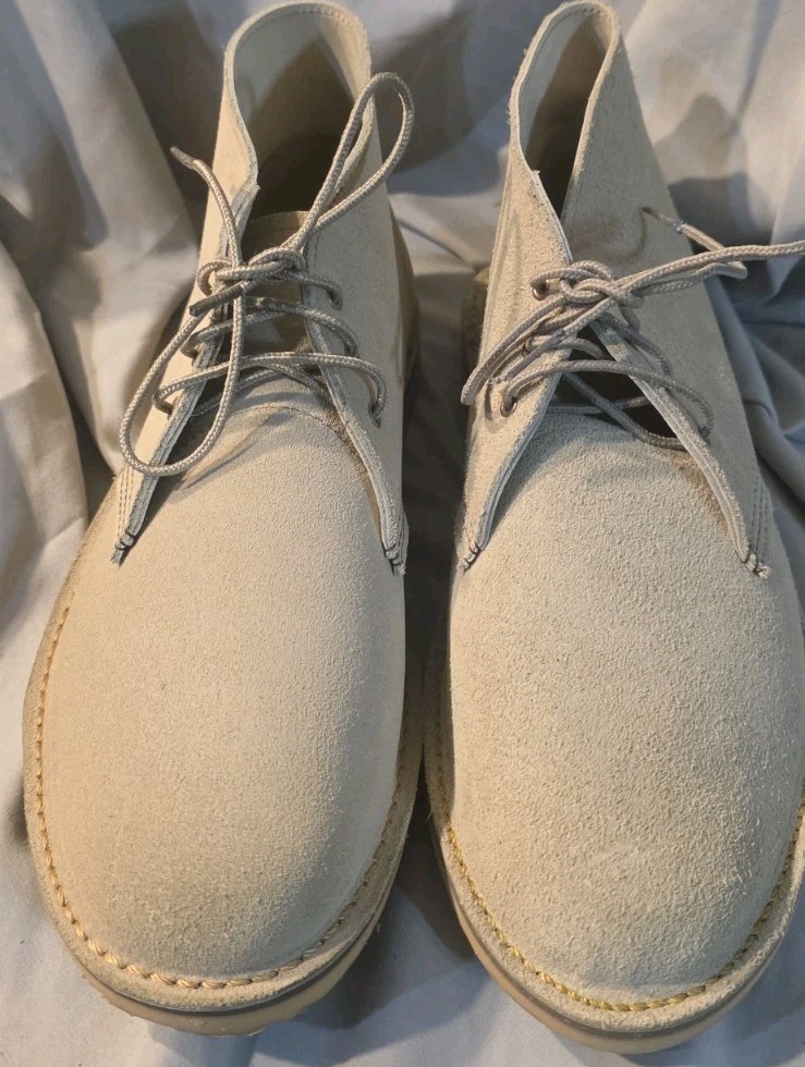 Red Wing Weekender Chukka White Sand Mohave Leather 3309 Men SZ 10 NWOB 2nds