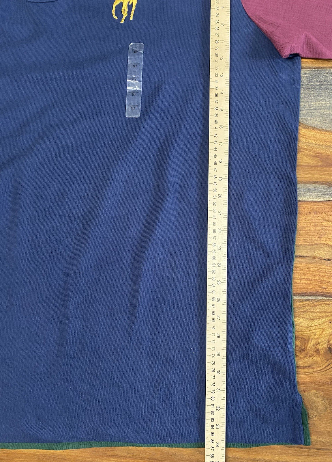 Ralph Lauren Colorblock Crest Mesh Shirt Big & Tall Men’s Size 3XLT