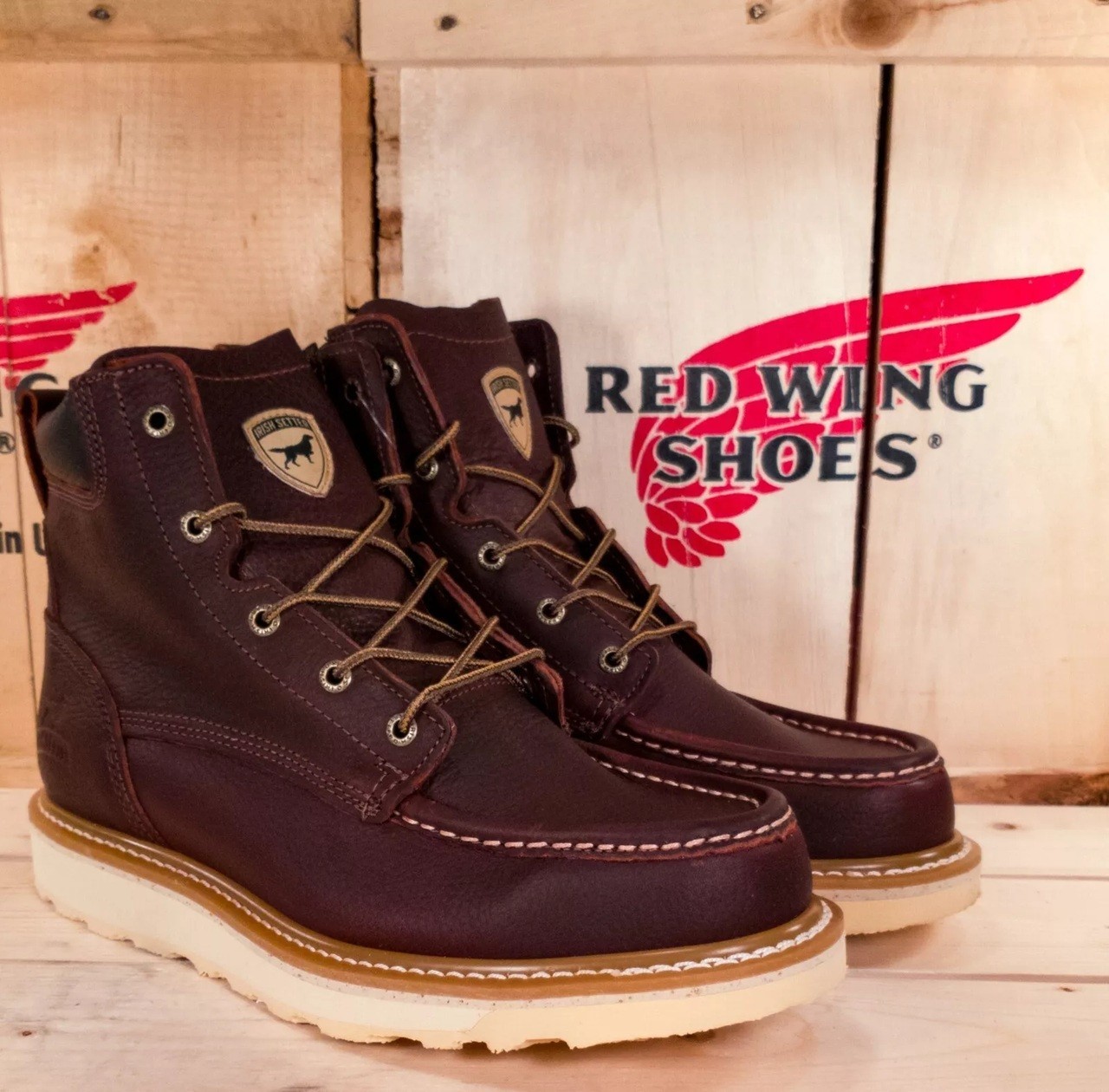 Irish Setter Ashby Men 6 Inch Soft Toe Brown Work Boot – 83605 New size 11 E