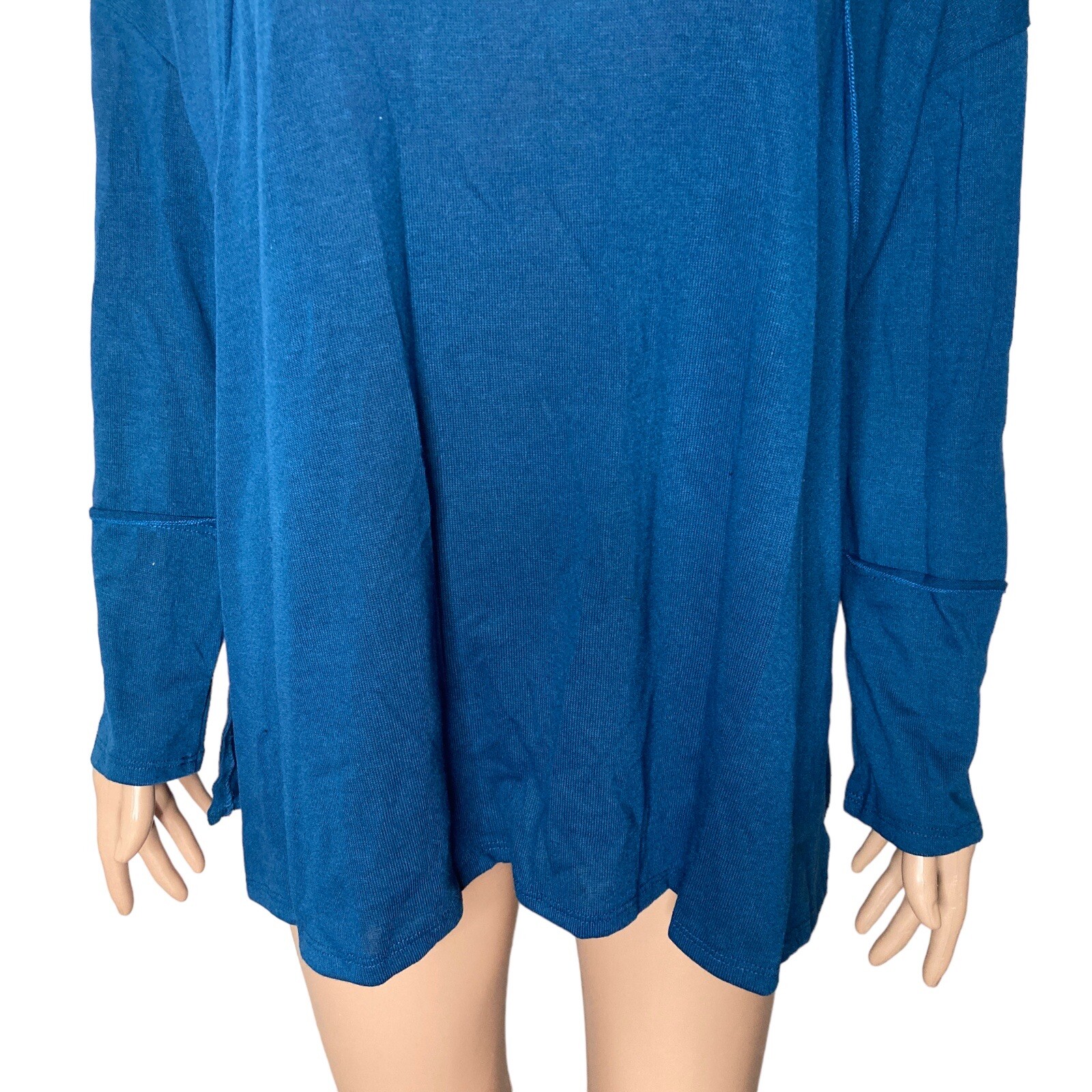 Forgotten Grace Sweater Womens Large Blue Lightweight