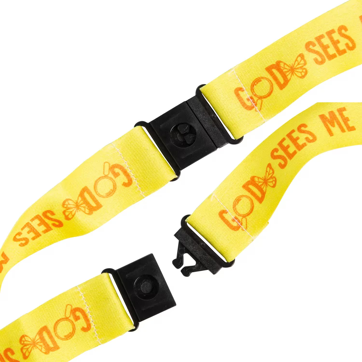 34″ Zoom In VBS Breakaway Polyester Lanyards – 12 Pc.