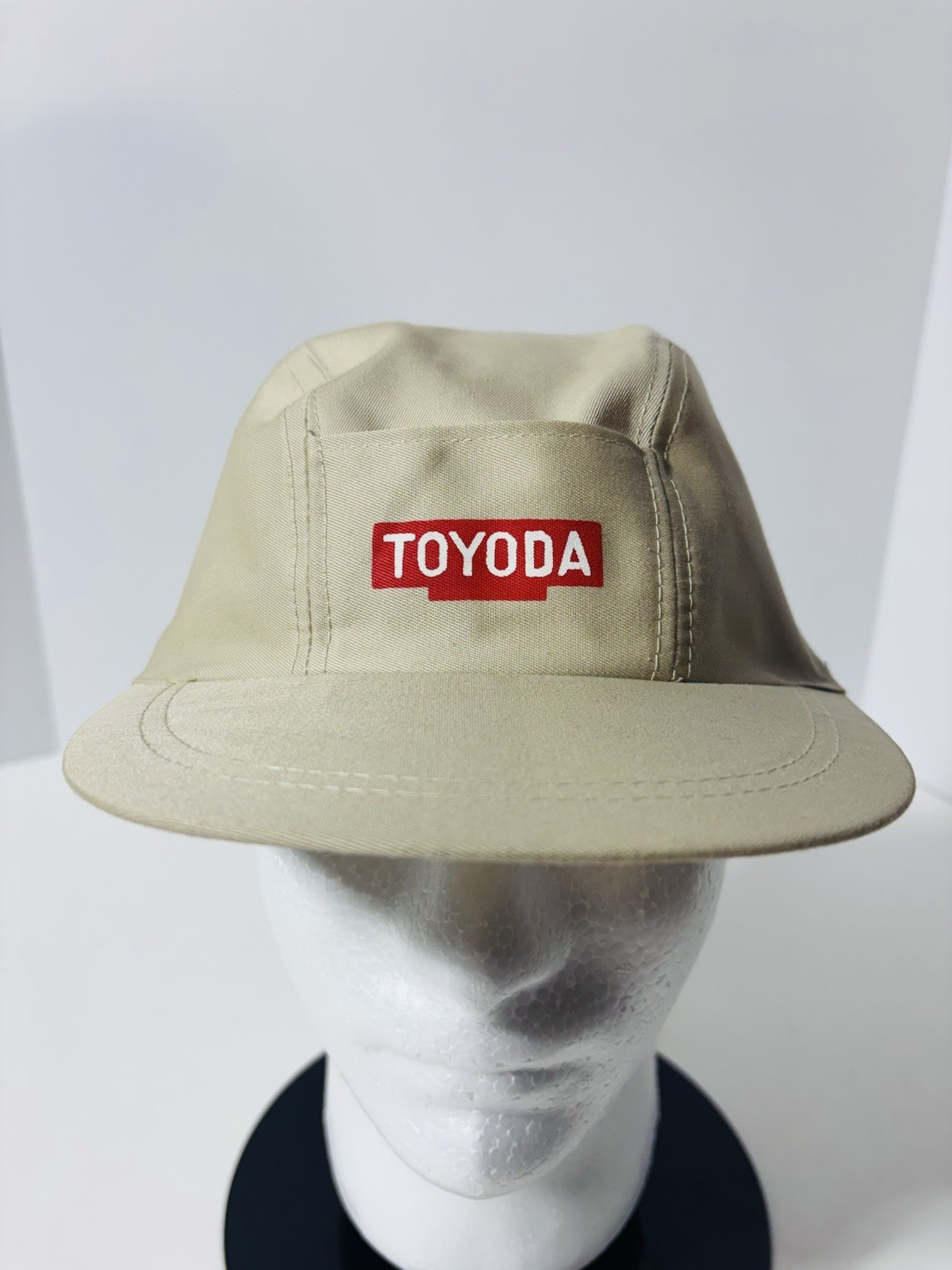 Vintage Toyoda Toyota Industrial Factory Worker 5 Panel Strapback Hat Cap NWOT