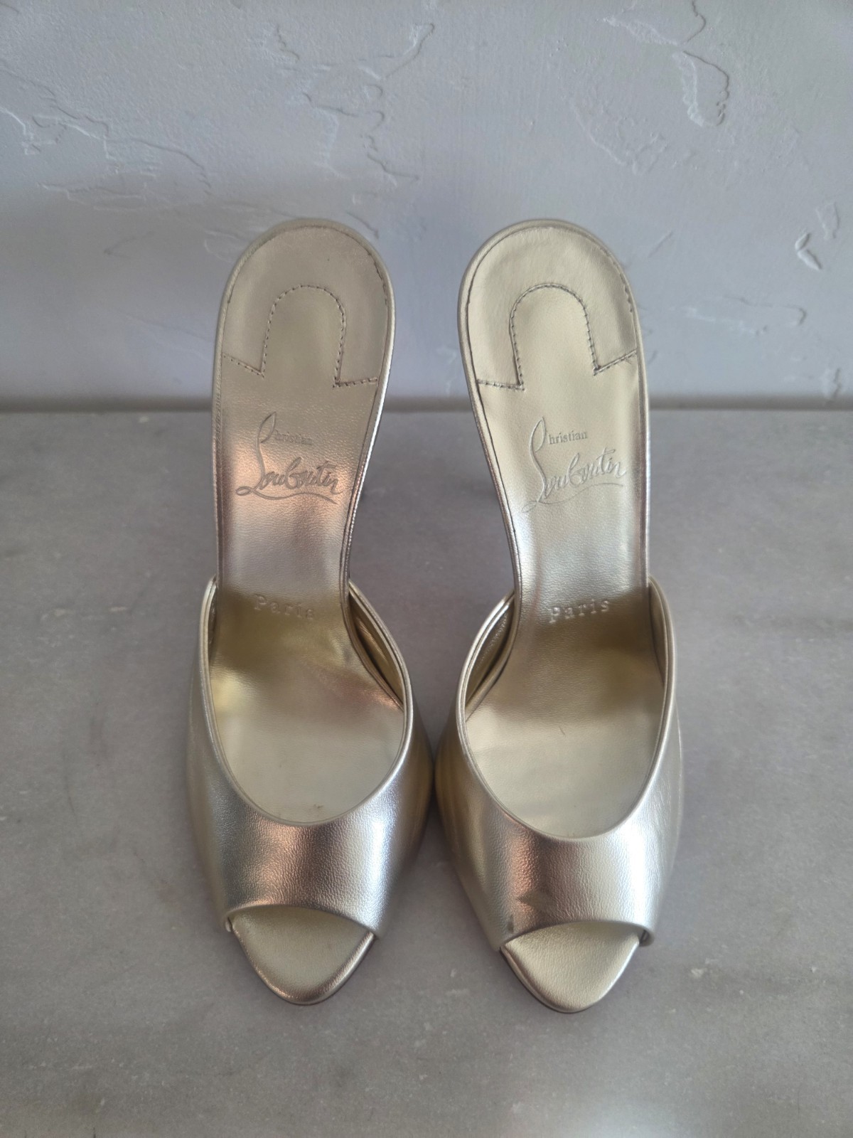 Christian Louboutin Peep Toe Heels