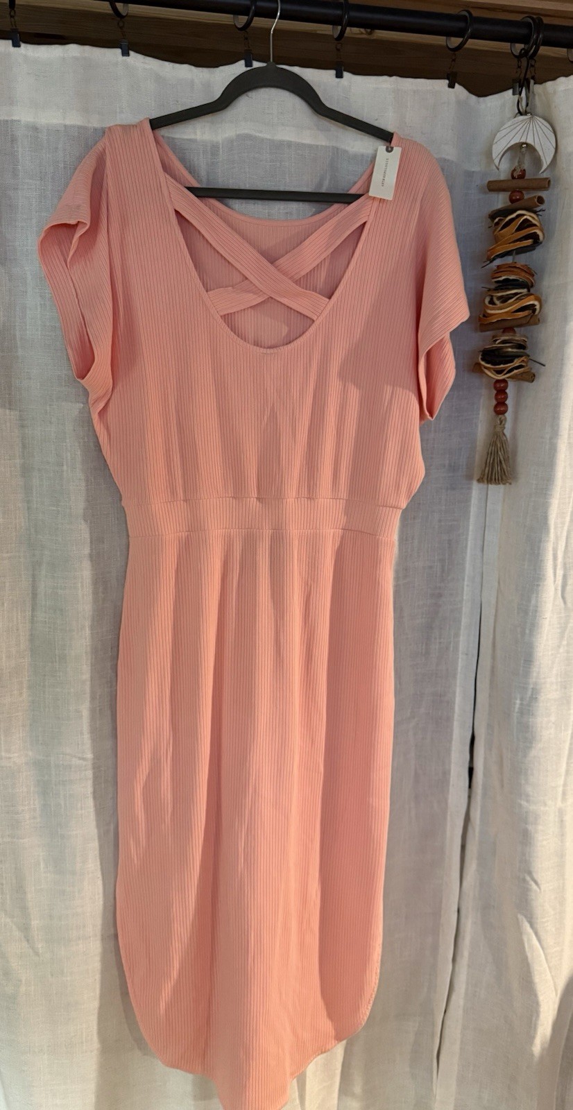 Anthropologie Women’s Dress, Pink Rose, Size Med, NWT