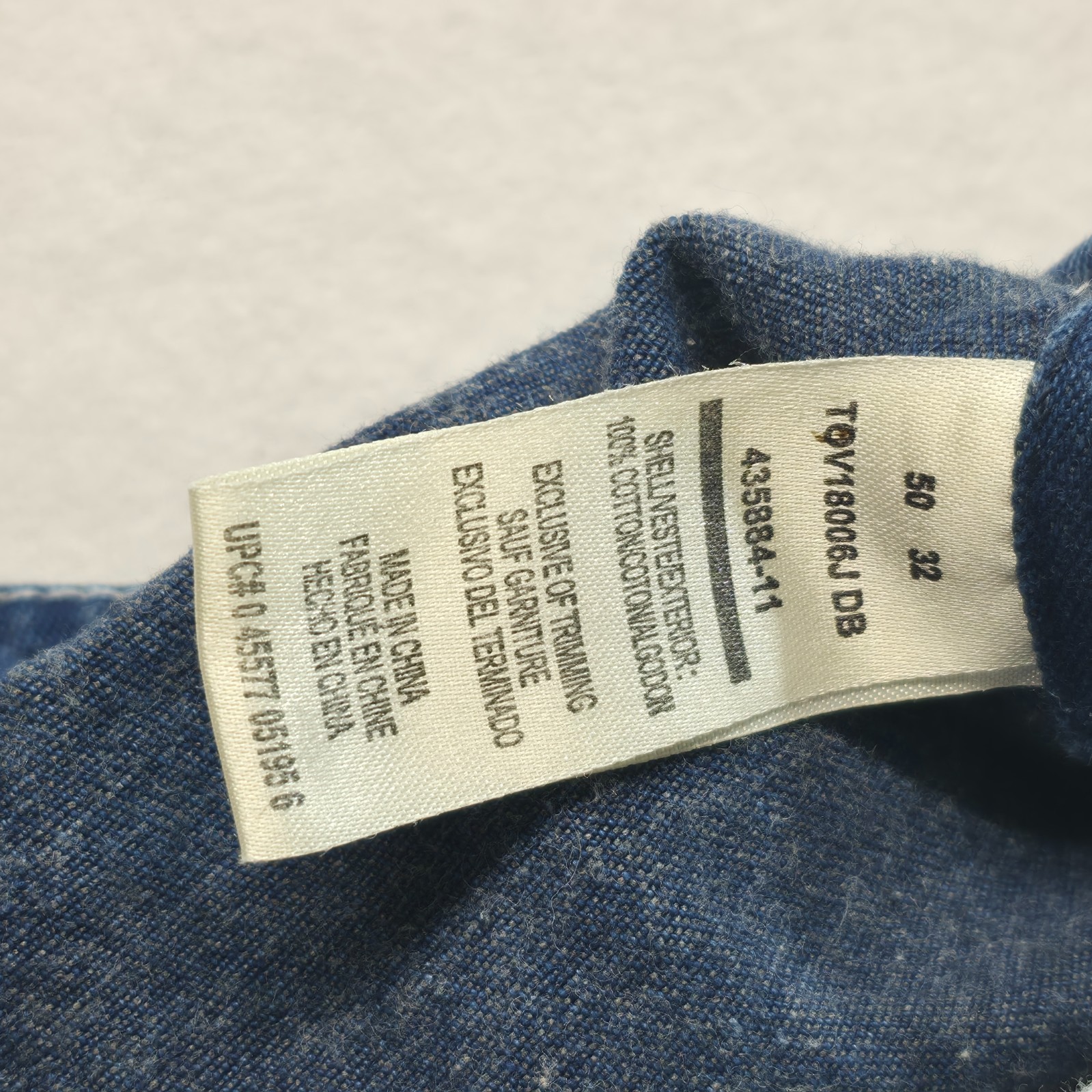 Mens Liberty Bibs Blue Denim Carpenter Overalls 100% Cotton 50 X 32