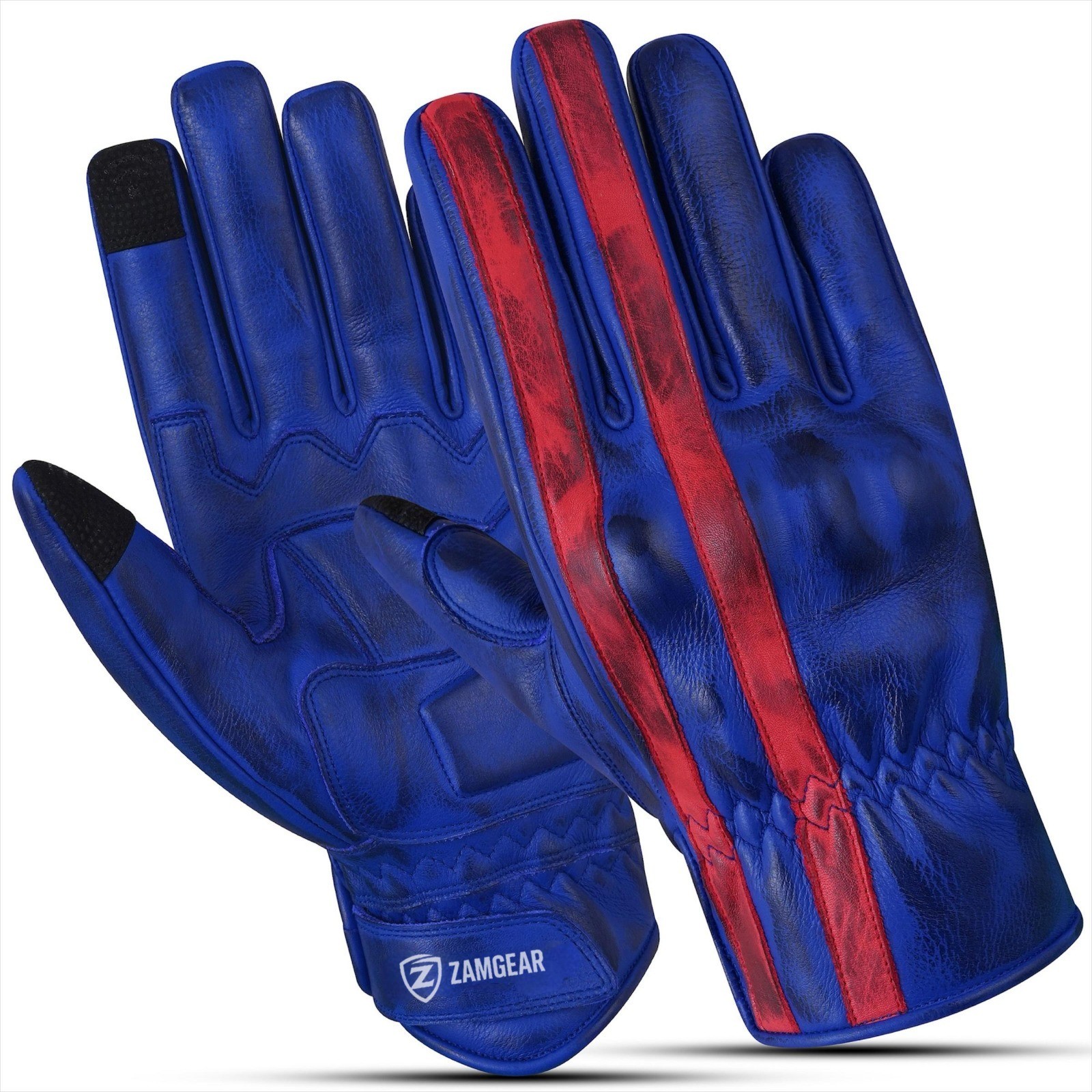 Riding Gloves Summer Motorcycle Leather Protective Touchscreen Biker Armor