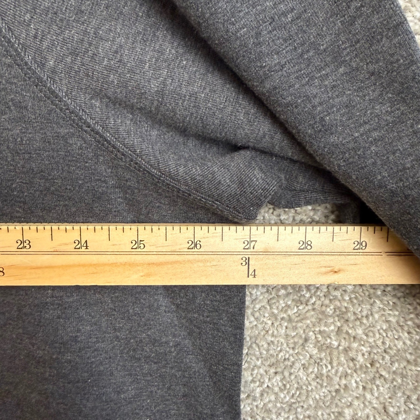 Copper and Oak Supply Mens XXL Gray Long Sleeve Henley Shirt NEW