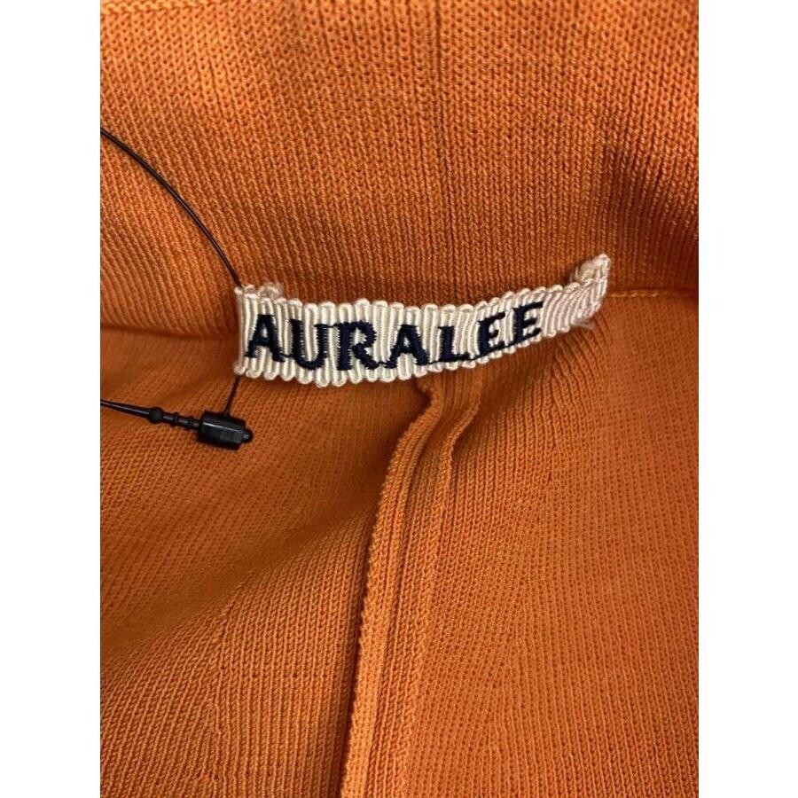 AURALEE Orange Wool Solid Womens Pants Size 0 Model A23SP02HS Auth