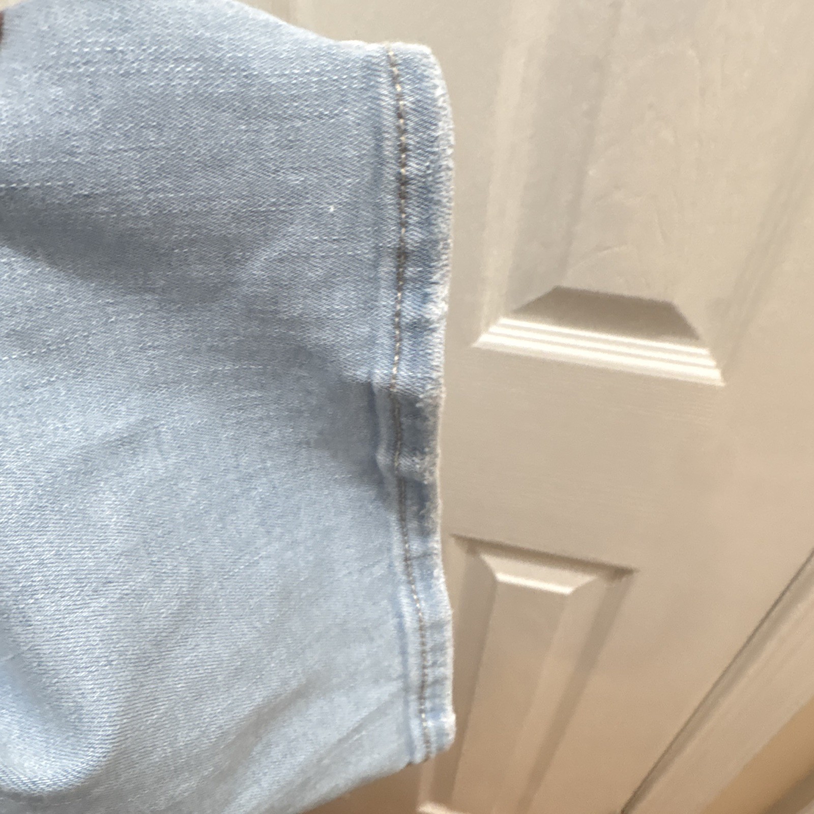 American Eagle High Rise Kick Boot Crop Light Wash Stretch Blue Jeans 10