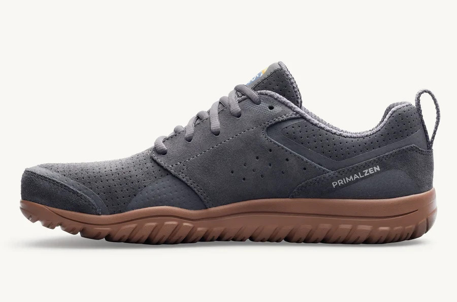 New Men’s Lems Primal Zen Suede Shoe Graphite All Sizes Ships Free & Fast