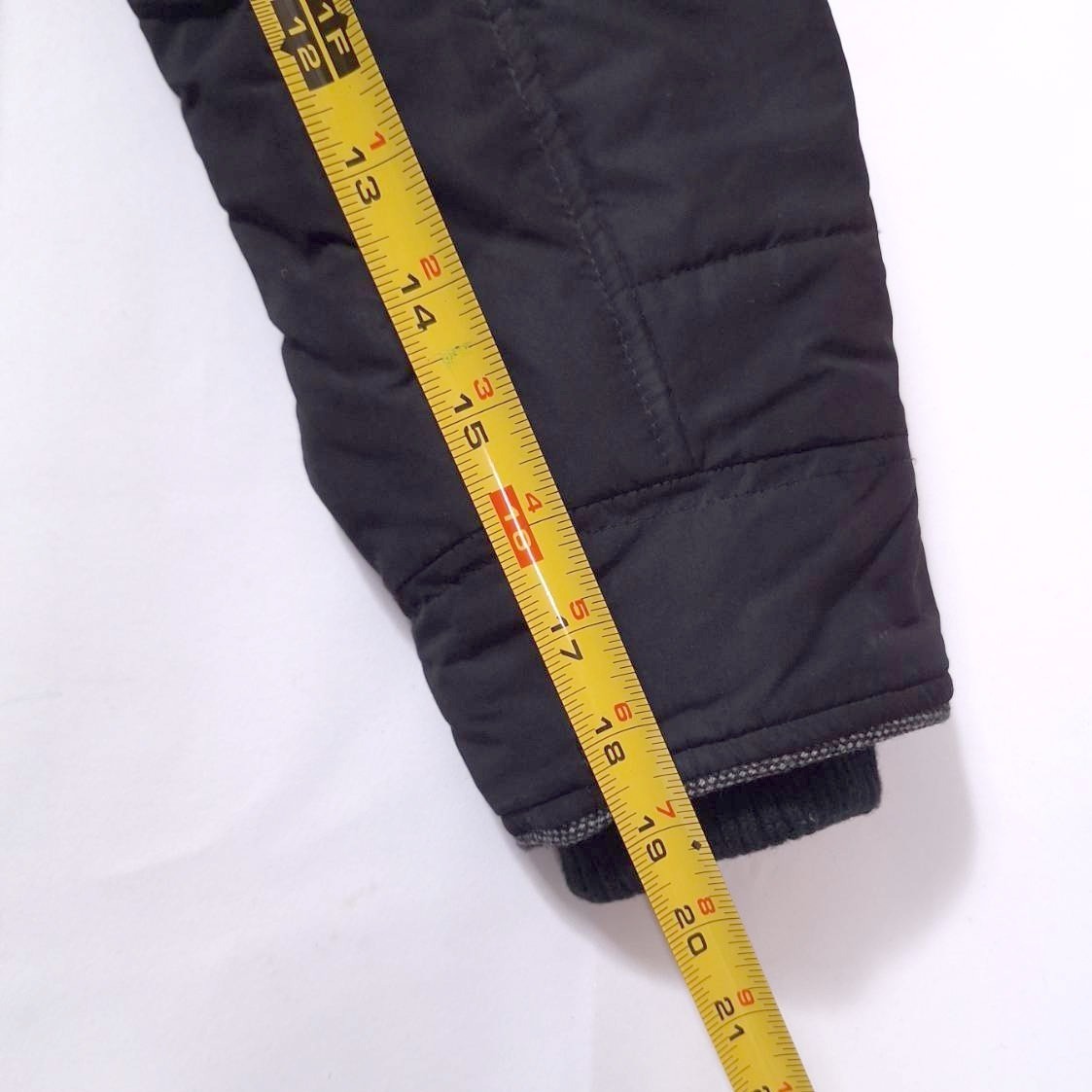 Marc Anthony Wool Quilted Field Jacket Coat Mens S Ribbed Cuff Full Zip Snap
