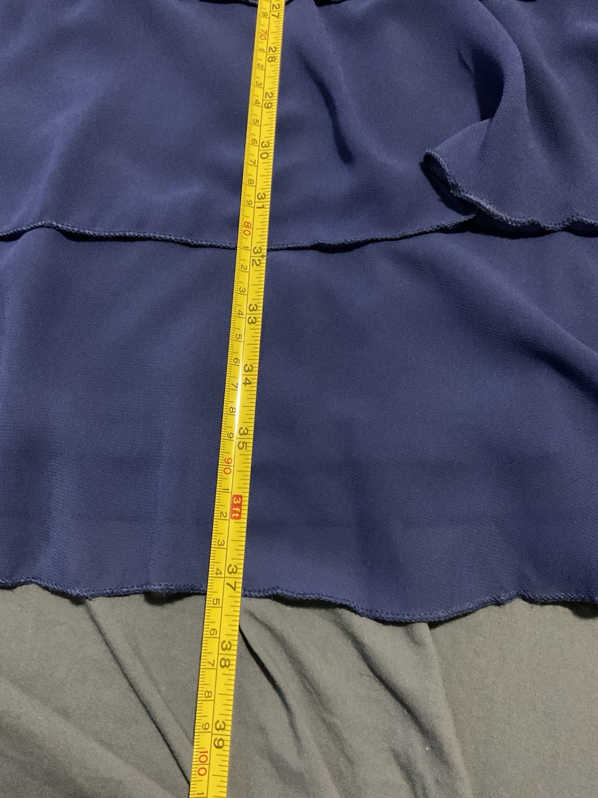 Xara Dark Blue Knee Length Dress Size XL