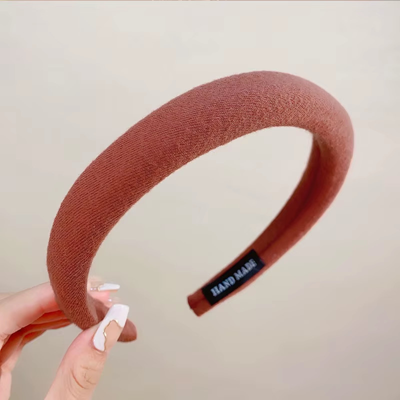 New Colorful Spong Linen Hairbands for Women Girls Fashion Hair Accessories Head
