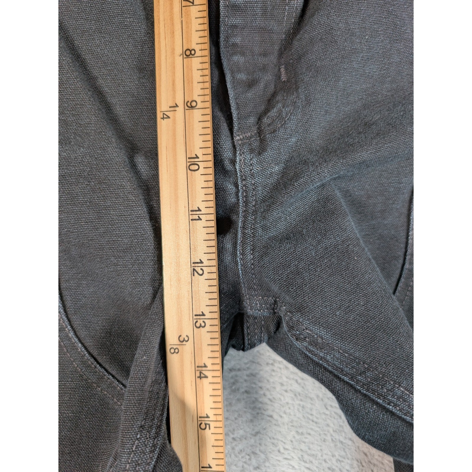 Carhartt B01 BLK Double Knee Work Pants Mens 40×32 Black Duck Canvas USA Made