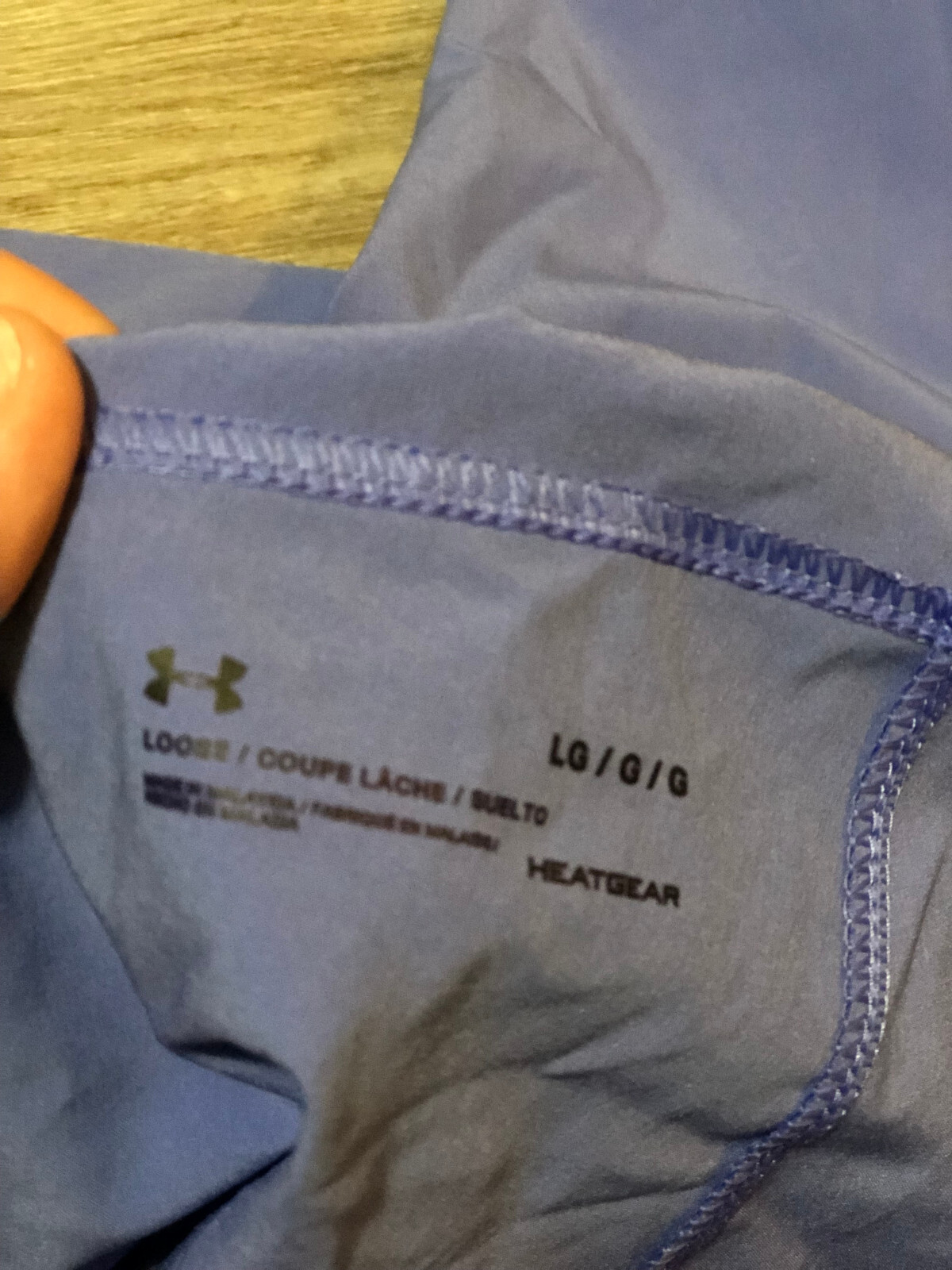Under Armour Scrub Scrubs Pants Bottoms Light Blue Large L Loose Heatgear M91