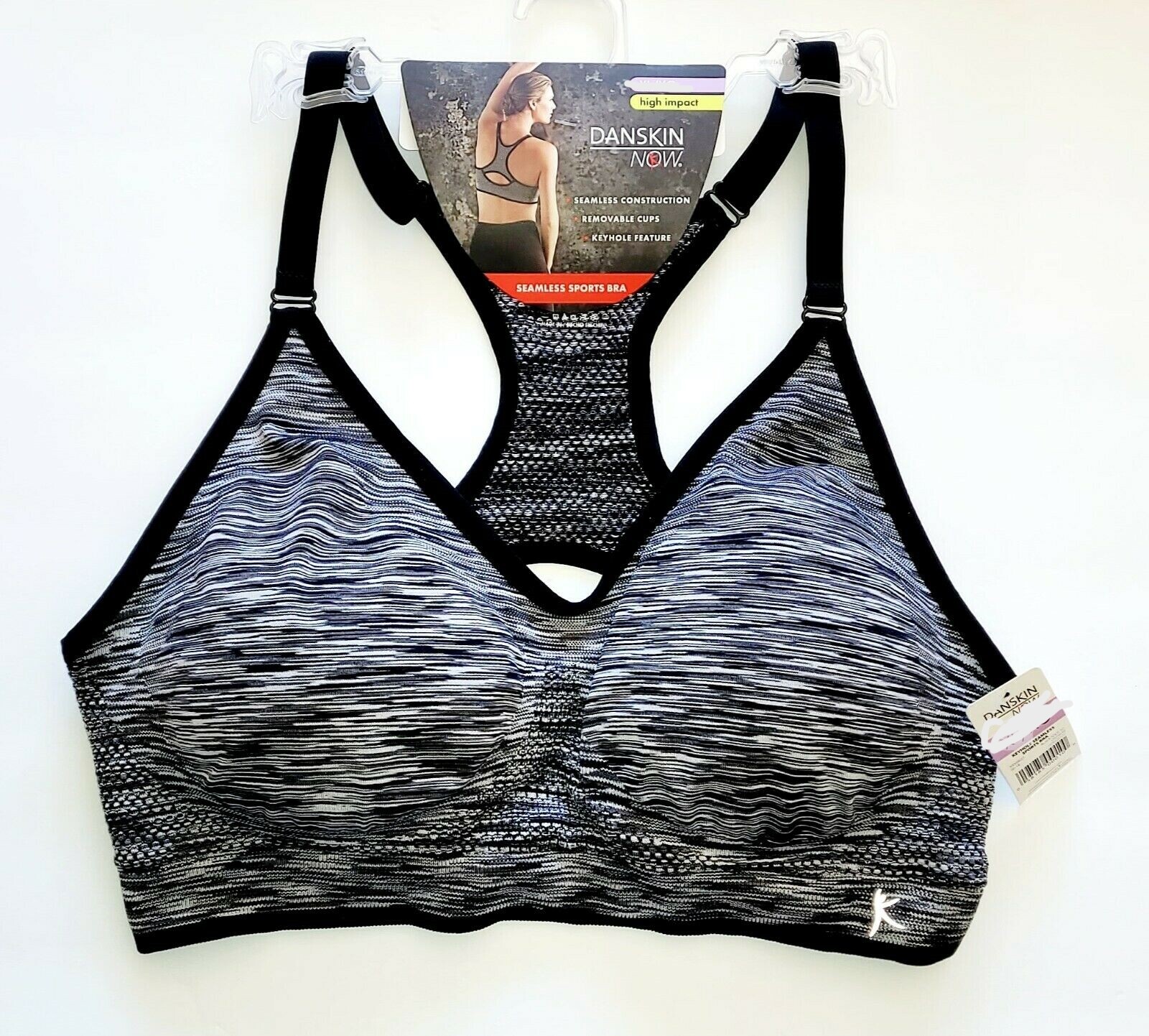 Danskin Now Seamless Athletic Padded Sports Bra XX-Large Size : 2X