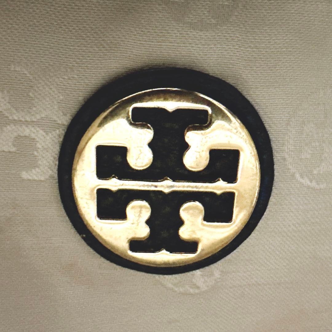Tory Burch Tote Bag Ella All Leather Black A4 Compatible