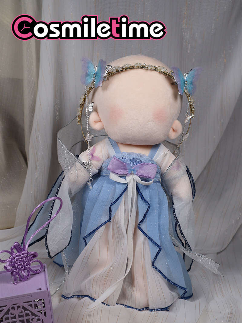 Handmade For Plush 20cm 30cm Doll Ancient Hanfu Skirt Clothes Clothing Dress Up