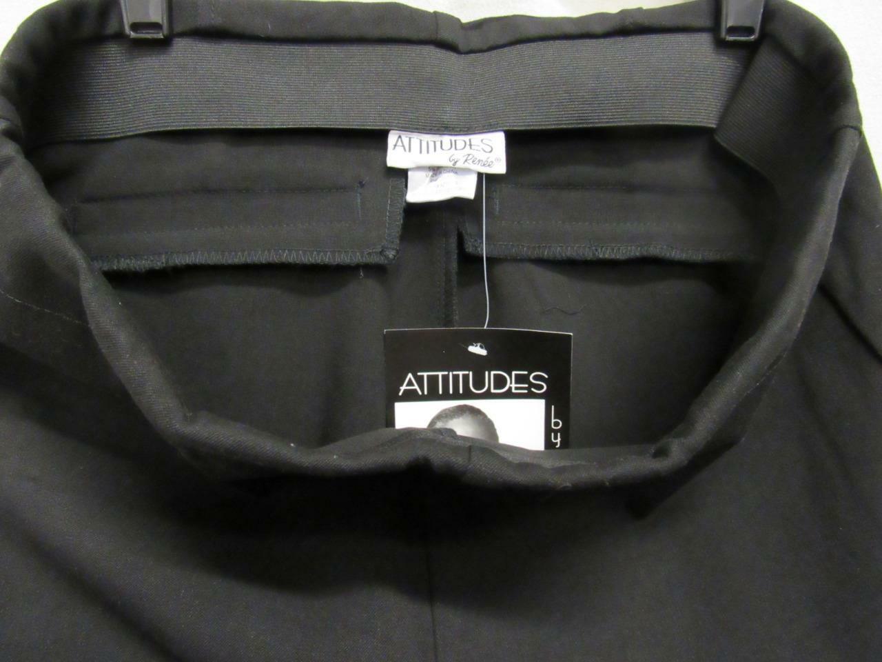 Attitudes by Renee Stretch Supreme Knit Pull-On Pants Womens Choose Color + Size