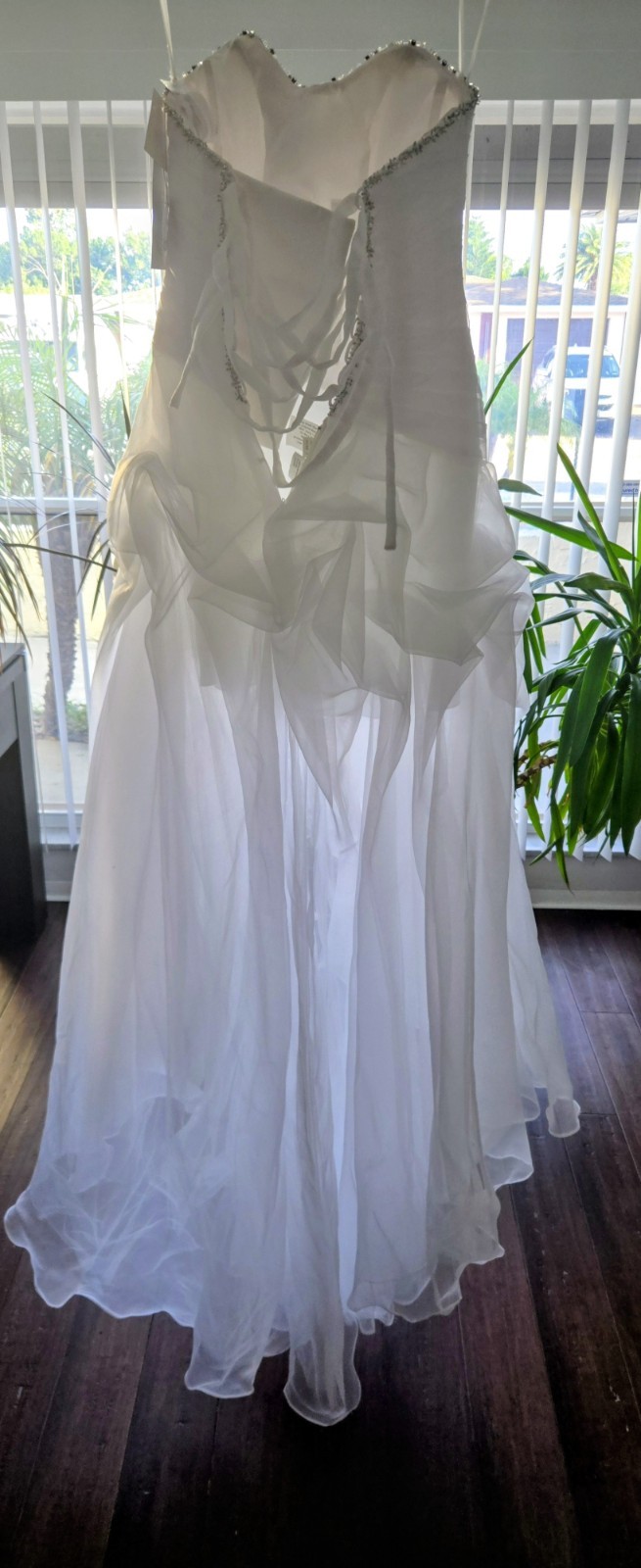 Mori Lee Voyage Beaded Formal Dress – Size 4 – White NWT – Madeline Gardner
