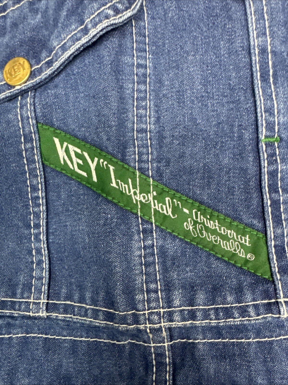 Key ~ Men’s ~ 272.42 ~ Hi-Back Bib Overalls ~ Soft Denim