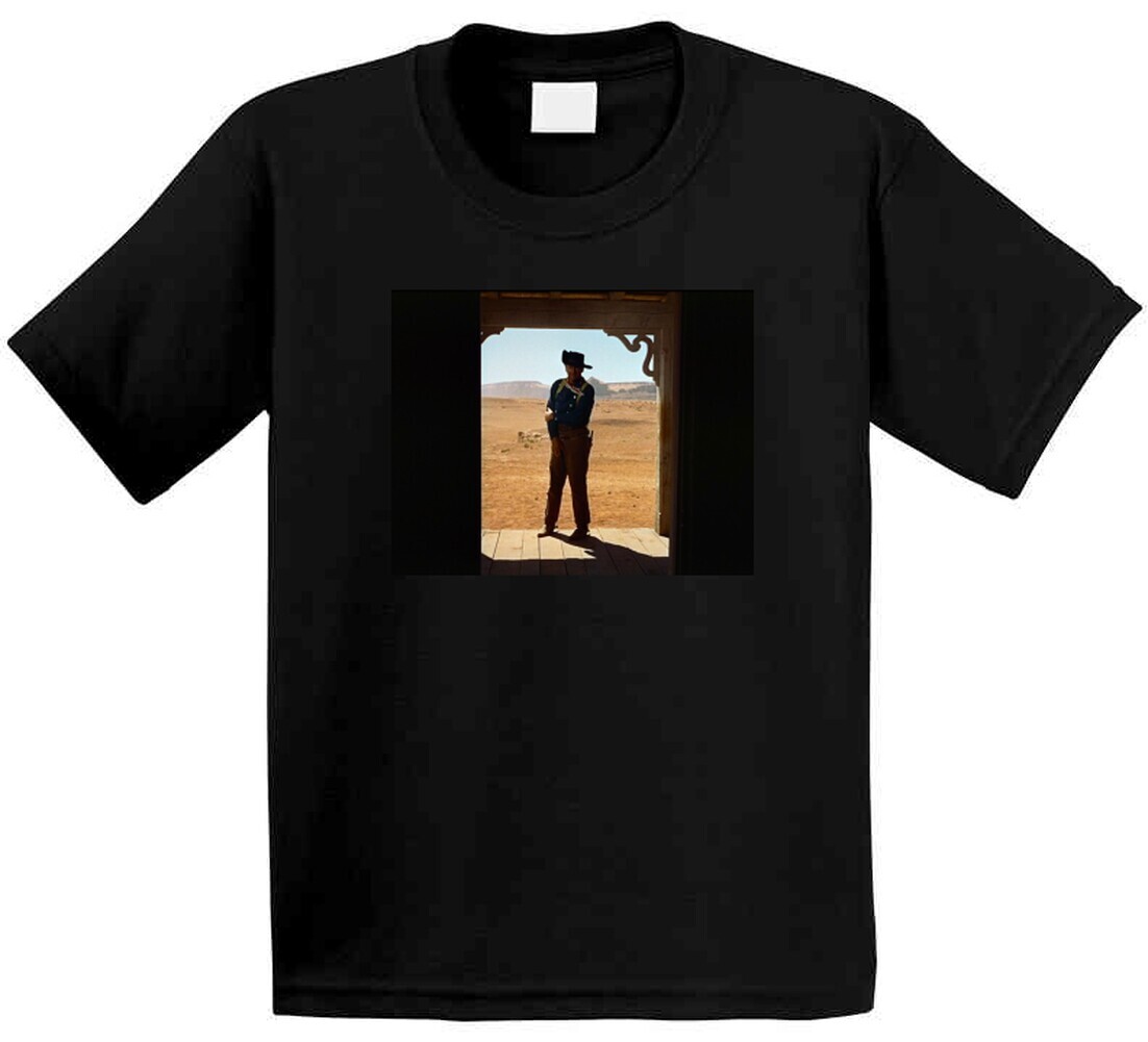 John Wayne Framed Dark Doorway The Searchers 1956 Movie T Shirt