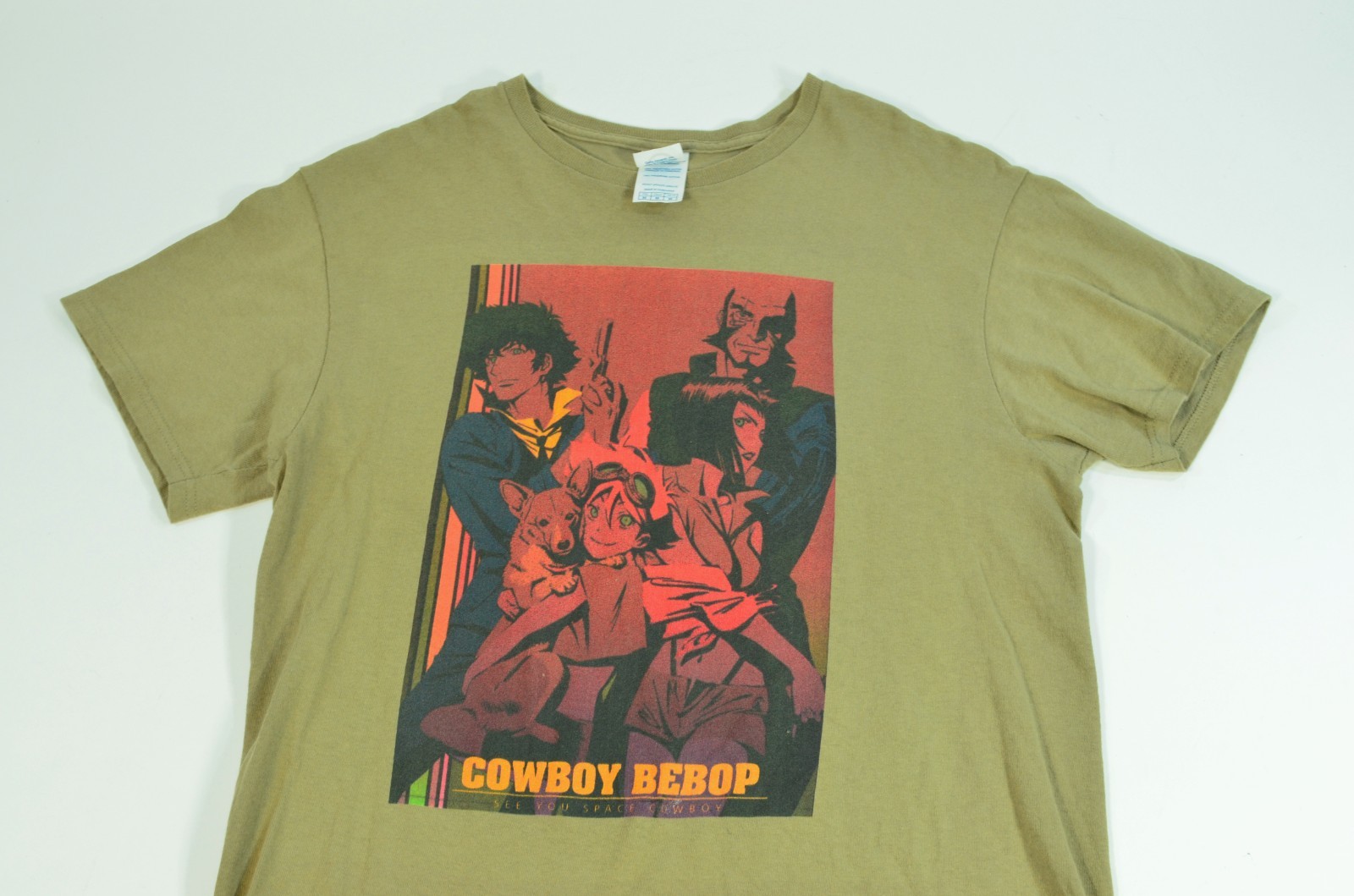 Cowboy Bebop Anime See You Space Delta Tag Y2K Shirt Medium