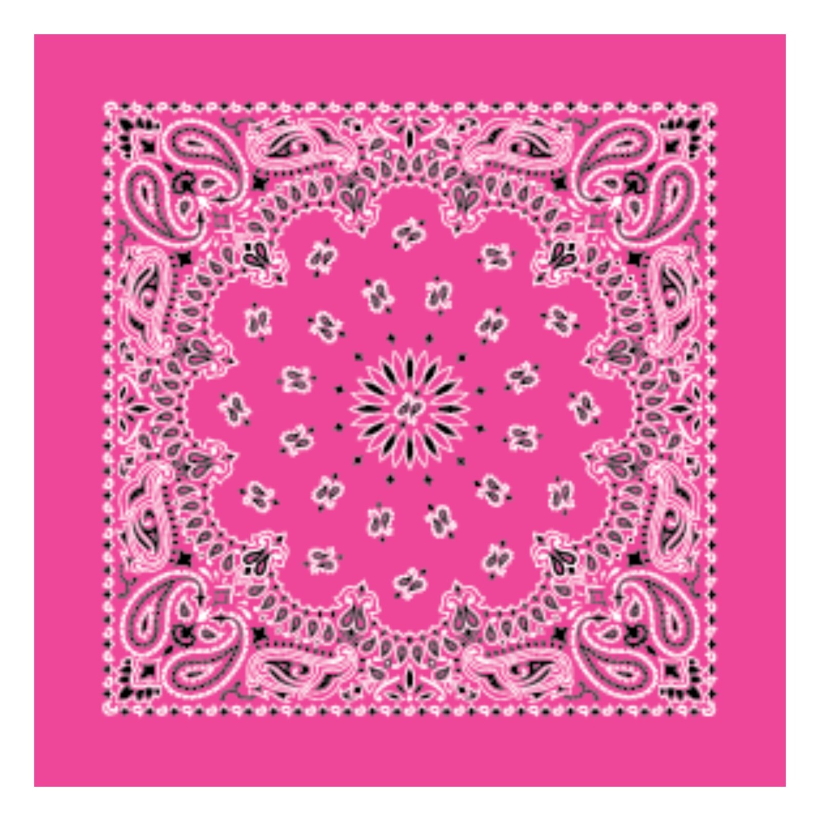 Neon Paisley 22×22 Bandannas, Made in USA, Hav-A-Hank