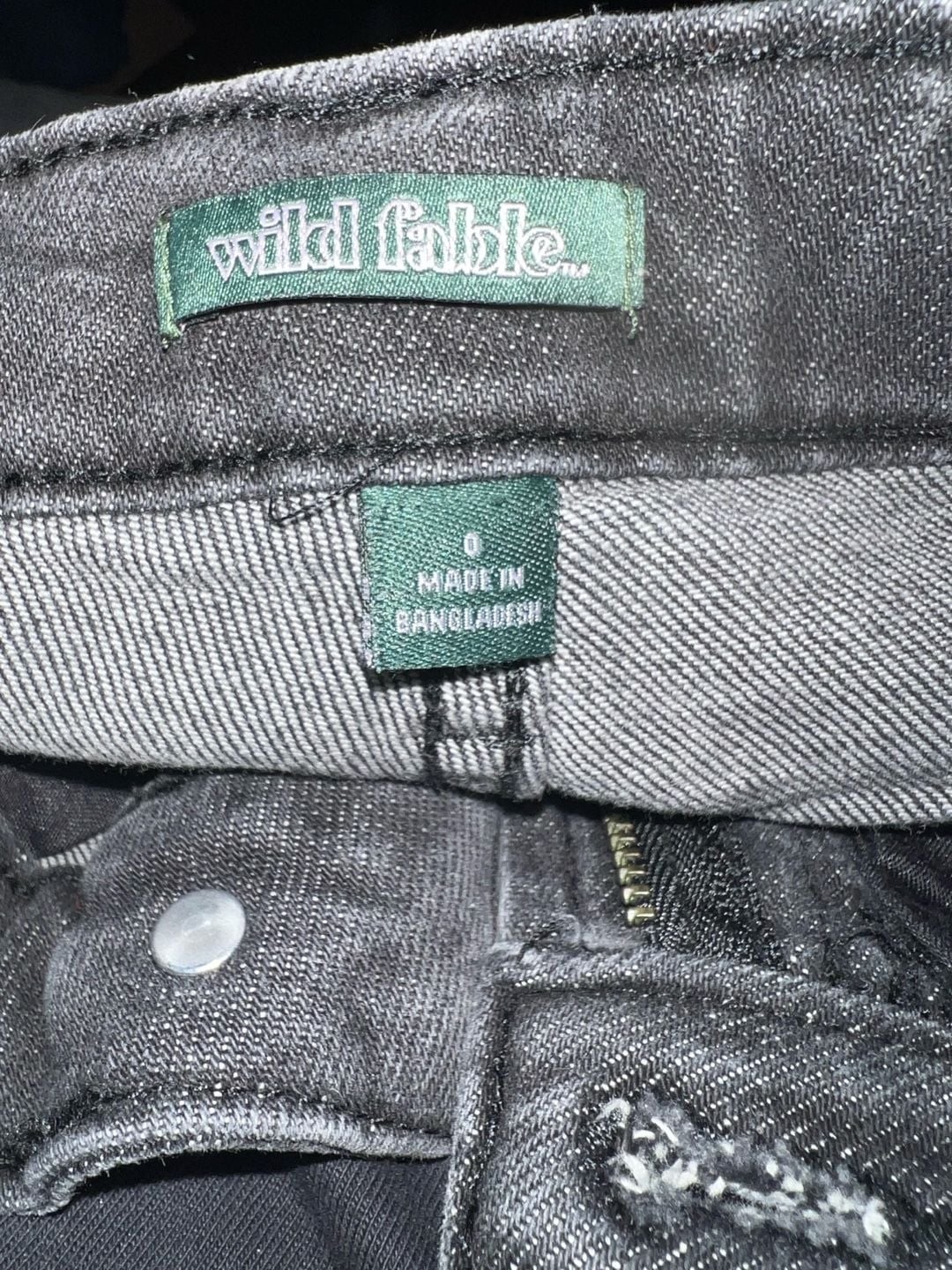 Wild Fable Highest Rise Mom Jeans in Washed Black