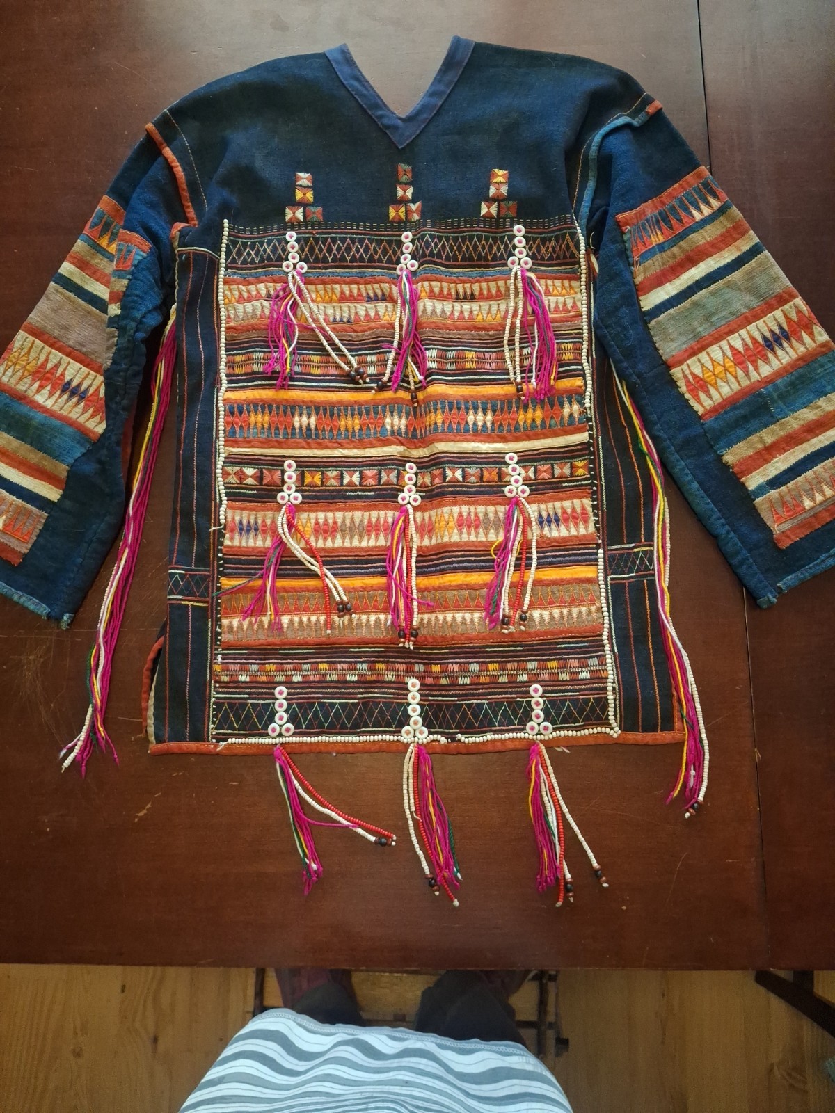 Handmade Thailand Embroidered Jacket Ch 36″ Traditional EXC Women