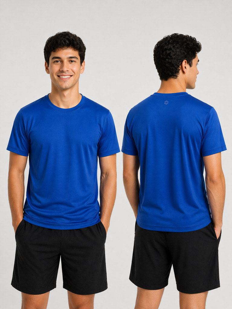 EVENPACE Mens Short Sleeve Dri-Fit Performance T-Shirt Moisture Wick Lightweight