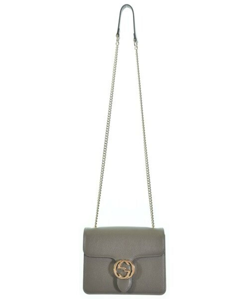 Guccigucci Shoulder Bag Grey – 4500426A0160 Pochette Gray One Size Used