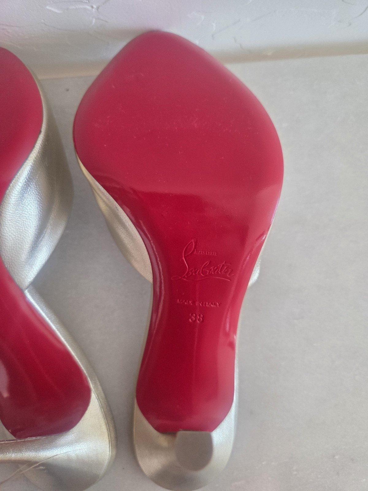Christian Louboutin Peep Toe Heels