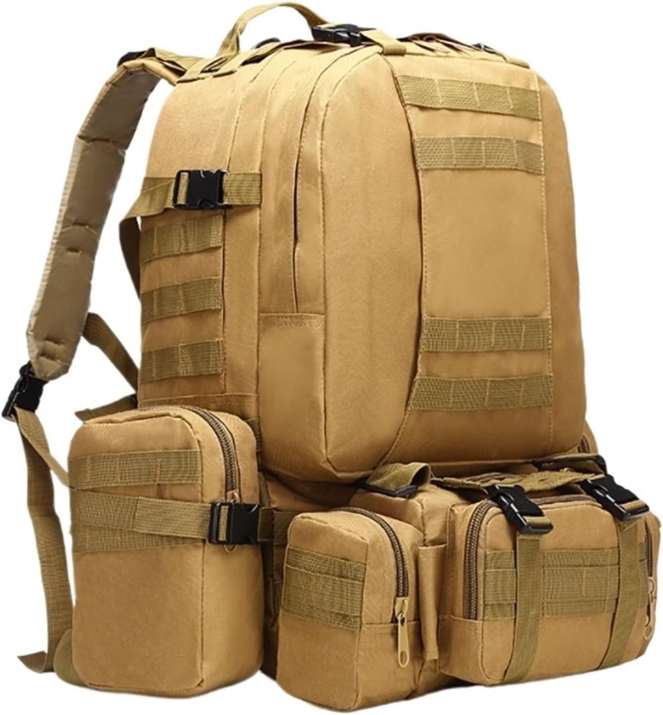 75L Military Tactical Backpack Large Army 3 Day Assault Pack Molle Bag Rucksack