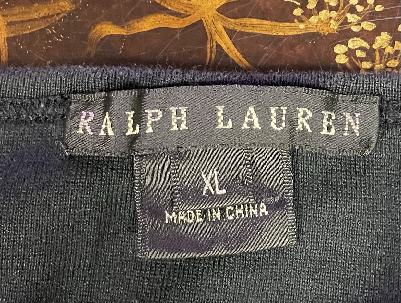 Ralph Lauren Black Label Black Oversized Balloon Sleeve Knit Top Capsule XL
