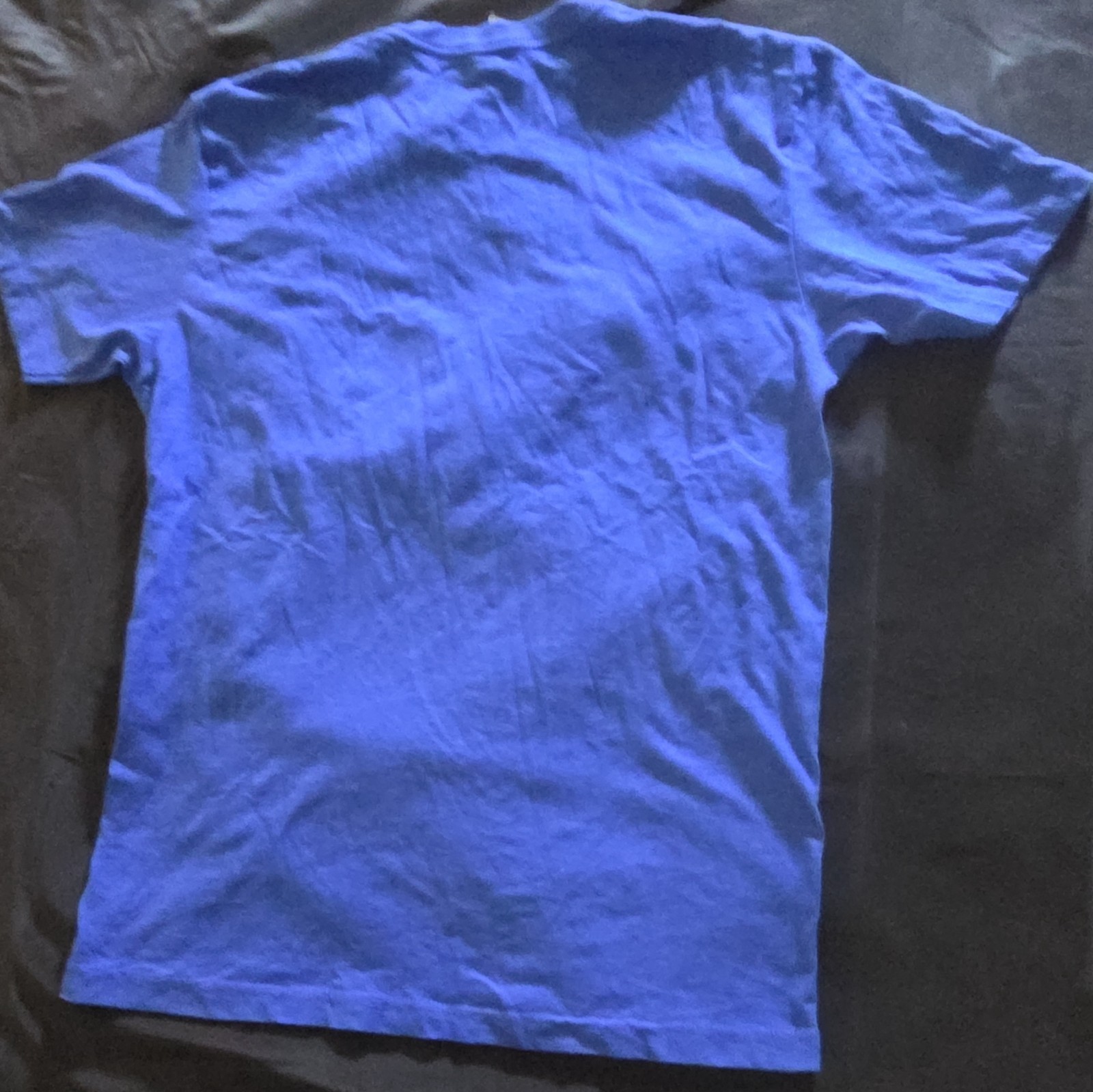 Graphic Blue T-Shirt Beer Shop Size Medium Short Sleeve