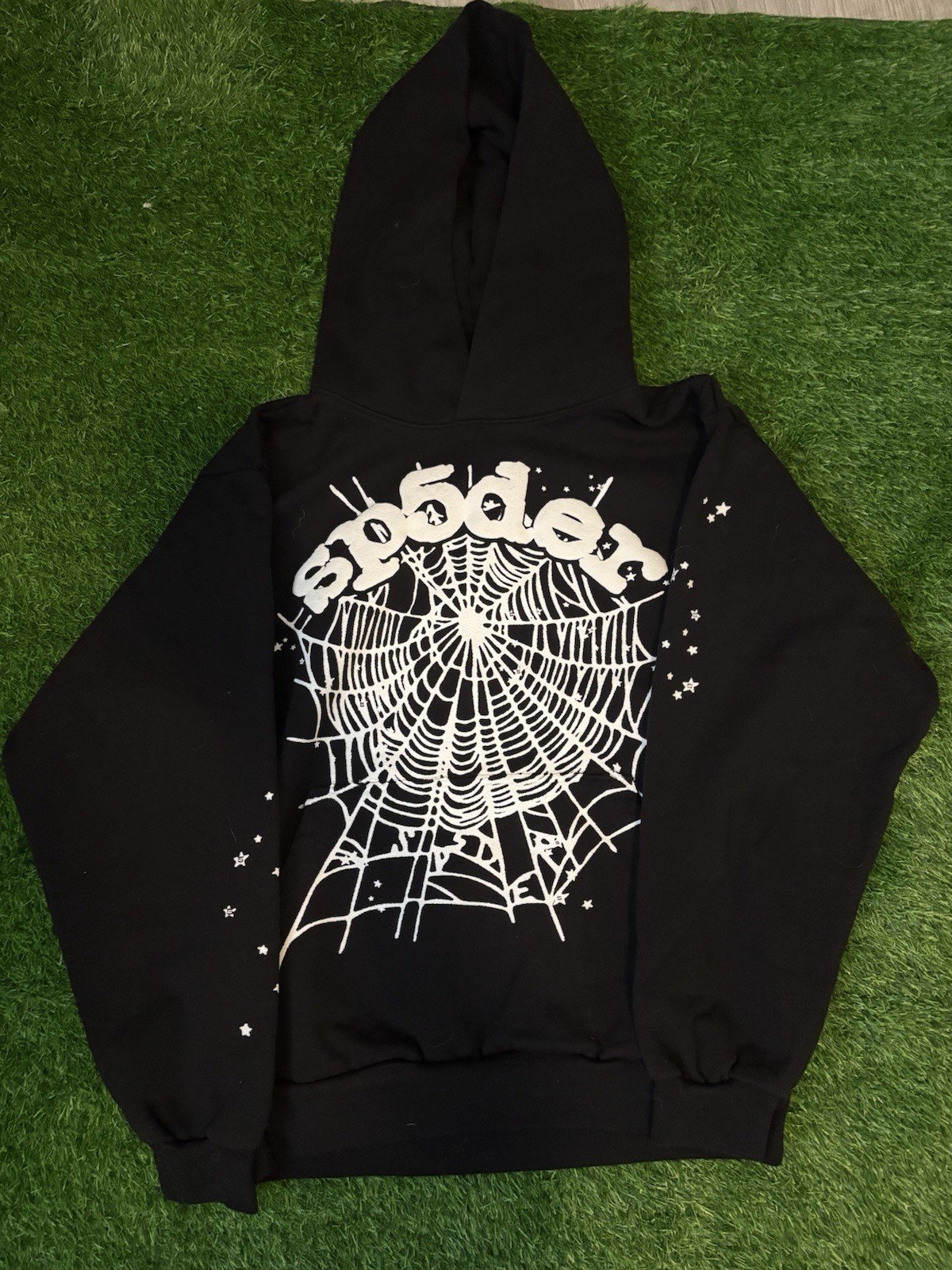 SP5DER OG BLACK HOODIE SIZE MEDIUM READY TO SHIP ANYWHERE 🚛💨