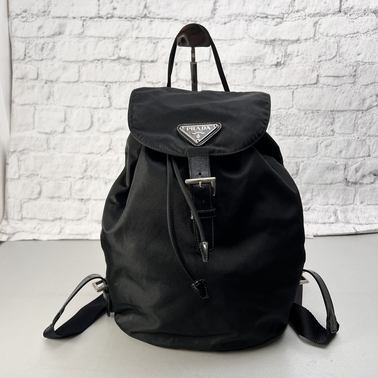PRADA Backpack Black A-13800