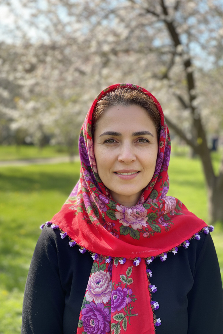 Red Cotton Scarf with Floral Needle Lace – Turkish Oya Bandana