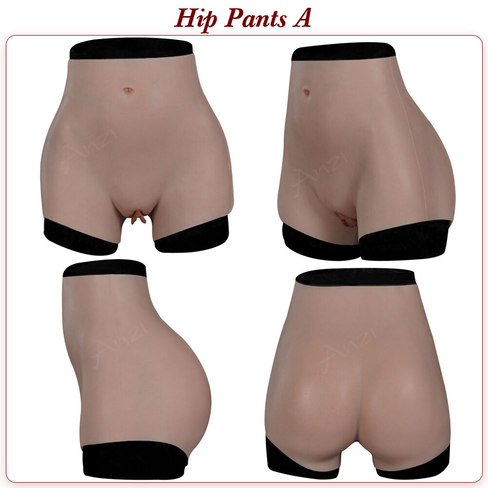 Angzhi Silicone Panty Fake Vagina Thicken Hip Underwear Transgender Crossdresser